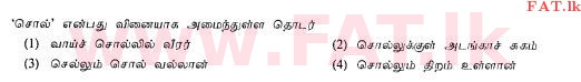 உள்ளூர் பாடத்திட்டம் : சாதாரண நிலை (சா/த) தமிழ் மொழியும் இலக்கியமும் - 2013 ஆகஸ்ட் - தாள்கள் I (தமிழ் மொழிமூலம்) 21 1
