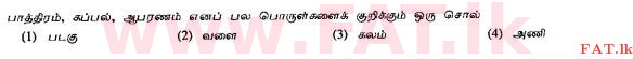 දේශීය විෂය නිර්දේශය : සාමාන්‍ය පෙළ (O/L) දෙමළ භාෂාව සහ සාහිත්‍යය - 2010 දෙසැම්බර් - ප්‍රශ්න පත්‍රය I (தமிழ் මාධ්‍යය) 10 1