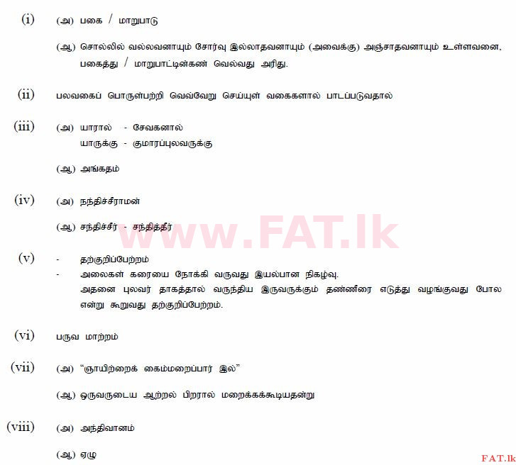 දේශීය විෂය නිර්දේශය : සාමාන්‍ය පෙළ (O/L) දෙමළ භාෂාව සහ සාහිත්‍යය - 2015 දෙසැම්බර් - ප්‍රශ්න පත්‍රය III (தமிழ் මාධ්‍යය) 1 585