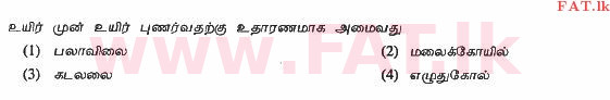National Syllabus : Ordinary Level (O/L) Tamil Language and Literature - 2012 December - Paper I (தமிழ் Medium) 24 1