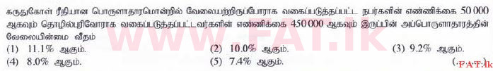 உள்ளூர் பாடத்திட்டம் : உயர்தரம் (உ/த) பொருளியல் - 2015 ஆகஸ்ட் - தாள்கள் I (தமிழ் மொழிமூலம்) 47 1