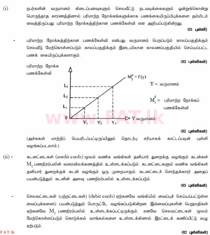 දේශීය විෂය නිර්දේශය : උසස් පෙළ (A/L) ආර්ථික විද්‍යාව - 2014 අගෝස්තු - ප්‍රශ්න පත්‍රය II (தமிழ் මාධ්‍යය) 6 2947