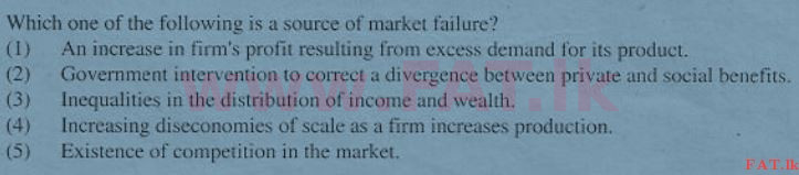 National Syllabus : Advanced Level (A/L) Economics - 2011 August - Paper I (English Medium) 35 1