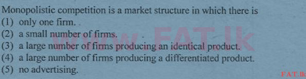 දේශීය විෂය නිර්දේශය : උසස් පෙළ (A/L) ආර්ථික විද්‍යාව - 2012 අගෝස්තු - ප්‍රශ්න පත්‍රය I (English මාධ්‍යය) 17 1