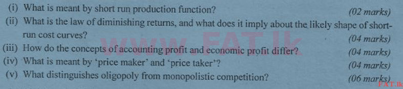 දේශීය විෂය නිර්දේශය : උසස් පෙළ (A/L) ආර්ථික විද්‍යාව - 2012 අගෝස්තු - ප්‍රශ්න පත්‍රය II (English මාධ්‍යය) 3 1