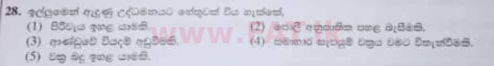 දේශීය විෂය නිර්දේශය : උසස් පෙළ (A/L) ආර්ථික විද්‍යාව - 2020 ඔක්තෝබර් - ප්‍රශ්න පත්‍රය I (පැරණි විෂය නිර්දේශය) (සිංහල මාධ්‍යය) 28 1