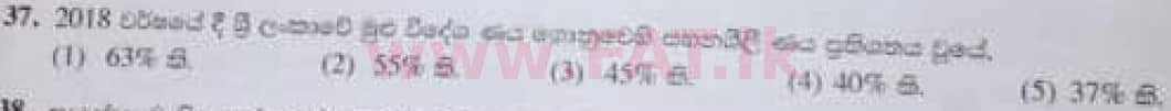 දේශීය විෂය නිර්දේශය : උසස් පෙළ (A/L) ආර්ථික විද්‍යාව - 2020 ඔක්තෝබර් - ප්‍රශ්න පත්‍රය I (පැරණි විෂය නිර්දේශය) (සිංහල මාධ්‍යය) 37 1