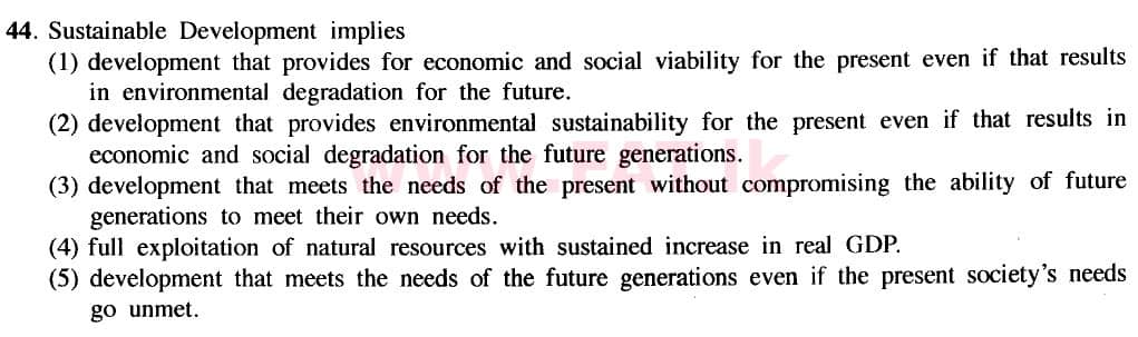 දේශීය විෂය නිර්දේශය : උසස් පෙළ (A/L) ආර්ථික විද්‍යාව - 2020 ඔක්තෝබර් - ප්‍රශ්න පත්‍රය I (නව විෂය නිර්දේශය) (English මාධ්‍යය) 44 1