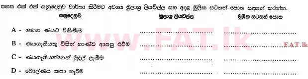 National Syllabus : Advanced Level (A/L) Accounting - 2013 August - Paper I B (සිංහල Medium) 3 2