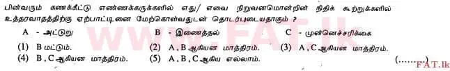 National Syllabus : Advanced Level (A/L) Accounting - 2013 August - Paper I A (தமிழ் Medium) 3 1