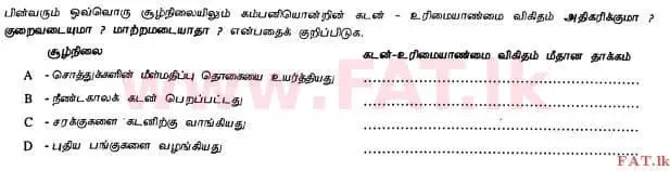 දේශීය විෂය නිර්දේශය : උසස් පෙළ (A/L) ගිණුම්කරණය - 2013 අගෝස්තු - ප්‍රශ්න පත්‍රය I B (தமிழ் මාධ්‍යය) 16 2