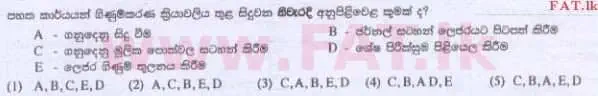 National Syllabus : Advanced Level (A/L) Accounting - 2015 August - Paper I A (සිංහල Medium) 2 1