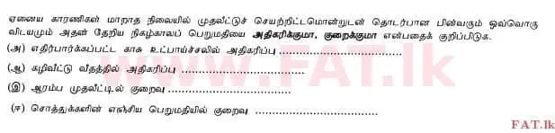 දේශීය විෂය නිර්දේශය : උසස් පෙළ (A/L) ගිණුම්කරණය - 2012 අගෝස්තු - ප්‍රශ්න පත්‍රය I B (தமிழ் මාධ්‍යය) 20 1