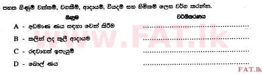 உள்ளூர் பாடத்திட்டம் : உயர்தரம் (உ/த) கணக்கியல் - 2014 ஆகஸ்ட் - தாள்கள் I B (සිංහල மொழிமூலம்) 3 1