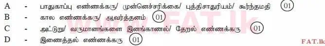 உள்ளூர் பாடத்திட்டம் : உயர்தரம் (உ/த) கணக்கியல் - 2014 ஆகஸ்ட் - தாள்கள் I B (தமிழ் மொழிமூலம்) 8 3005