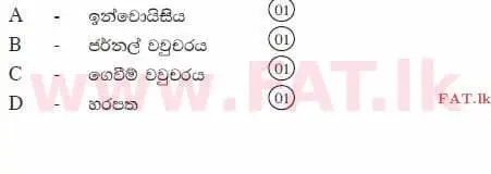 National Syllabus : Advanced Level (A/L) Accounting - 2015 August - Paper I B (සිංහල Medium) 33 3840