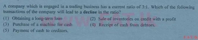 National Syllabus : Advanced Level (A/L) Accounting - 2013 August - Paper I A (English Medium) 24 1