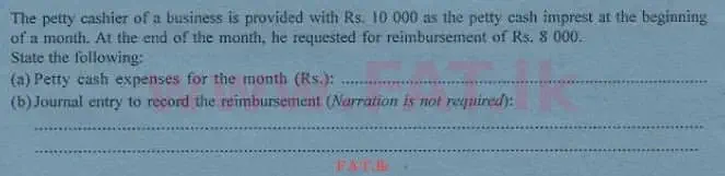 National Syllabus : Advanced Level (A/L) Accounting - 2013 August - Paper I B (English Medium) 4 1