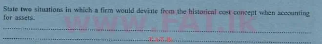 National Syllabus : Advanced Level (A/L) Accounting - 2013 August - Paper I B (English Medium) 6 1