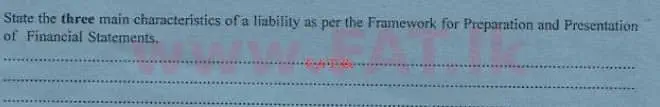 National Syllabus : Advanced Level (A/L) Accounting - 2013 August - Paper I B (English Medium) 8 1
