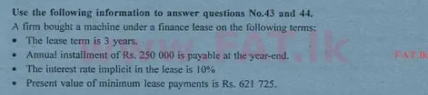 National Syllabus : Advanced Level (A/L) Accounting - 2013 August - Paper I B (English Medium) 14 1