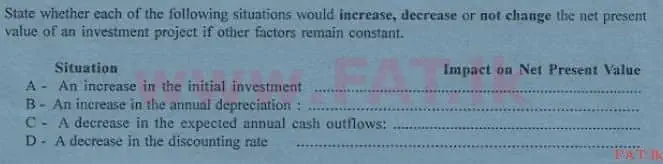 National Syllabus : Advanced Level (A/L) Accounting - 2013 August - Paper I B (English Medium) 20 1