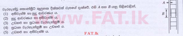 දේශීය විෂය නිර්දේශය : උසස් පෙළ (A/L) ඉංජිනේරු තාක්ෂණවේදය - 2015 අගෝස්තු - ප්‍රශ්න පත්‍රය I (සිංහල මාධ්‍යය) 16 1