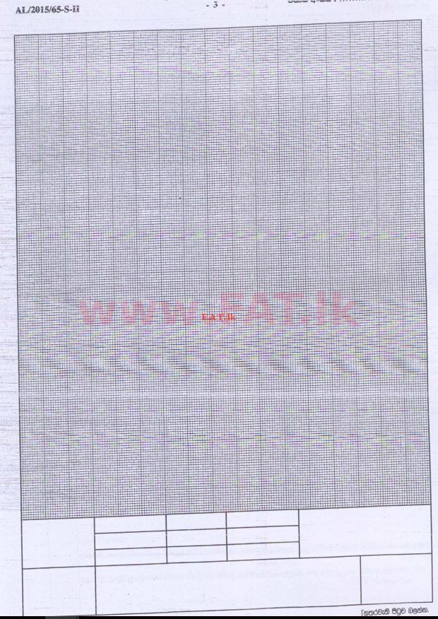 National Syllabus : Advanced Level (A/L) Engineering Technology - 2015 August - Paper II (සිංහල Medium) 1 2