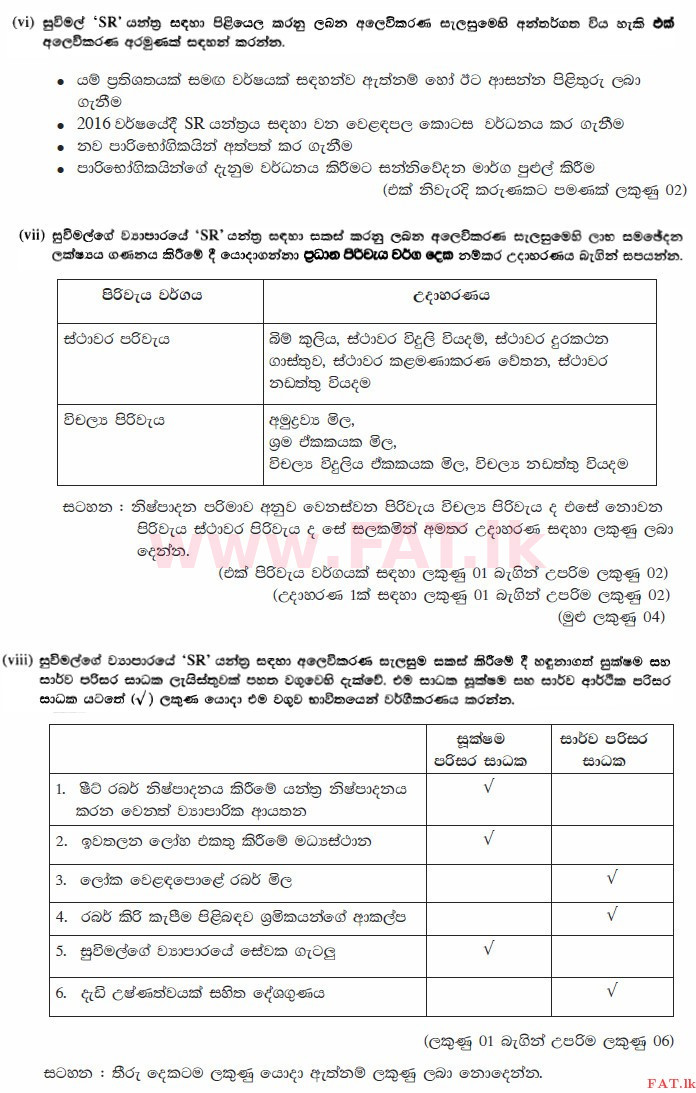 National Syllabus : Advanced Level (A/L) Engineering Technology - 2015 August - Paper II (සිංහල Medium) 4 3506