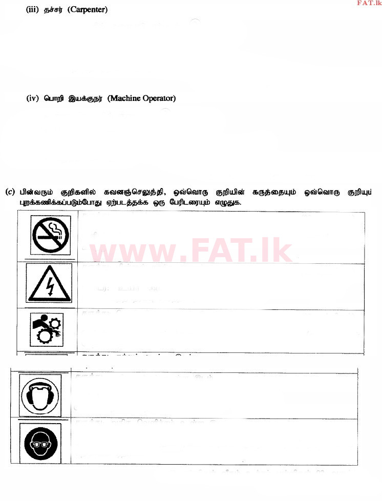 உள்ளூர் பாடத்திட்டம் : உயர்தரம் (உ/த) பொறியியல் தொழில்நுட்பம் - 2015 ஆகஸ்ட் - தாள்கள் II (தமிழ் மொழிமூலம்) 3 2