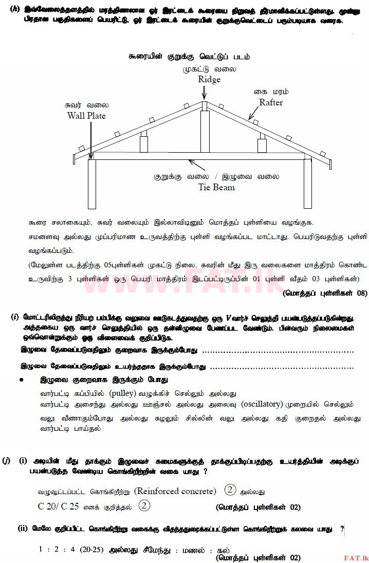 உள்ளூர் பாடத்திட்டம் : உயர்தரம் (உ/த) பொறியியல் தொழில்நுட்பம் - 2015 ஆகஸ்ட் - தாள்கள் II (தமிழ் மொழிமூலம்) 2 4214