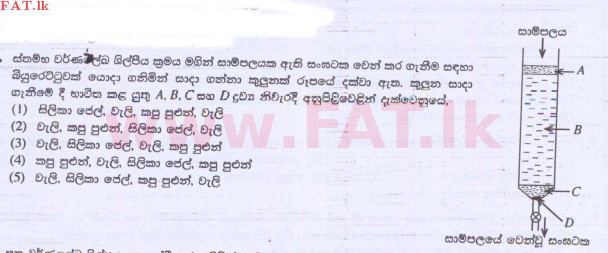 National Syllabus : Advanced Level (A/L) Science for Technology - 2015 August - Paper I (සිංහල Medium) 10 1