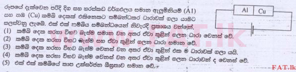 National Syllabus : Advanced Level (A/L) Science for Technology - 2015 August - Paper I (සිංහල Medium) 43 1