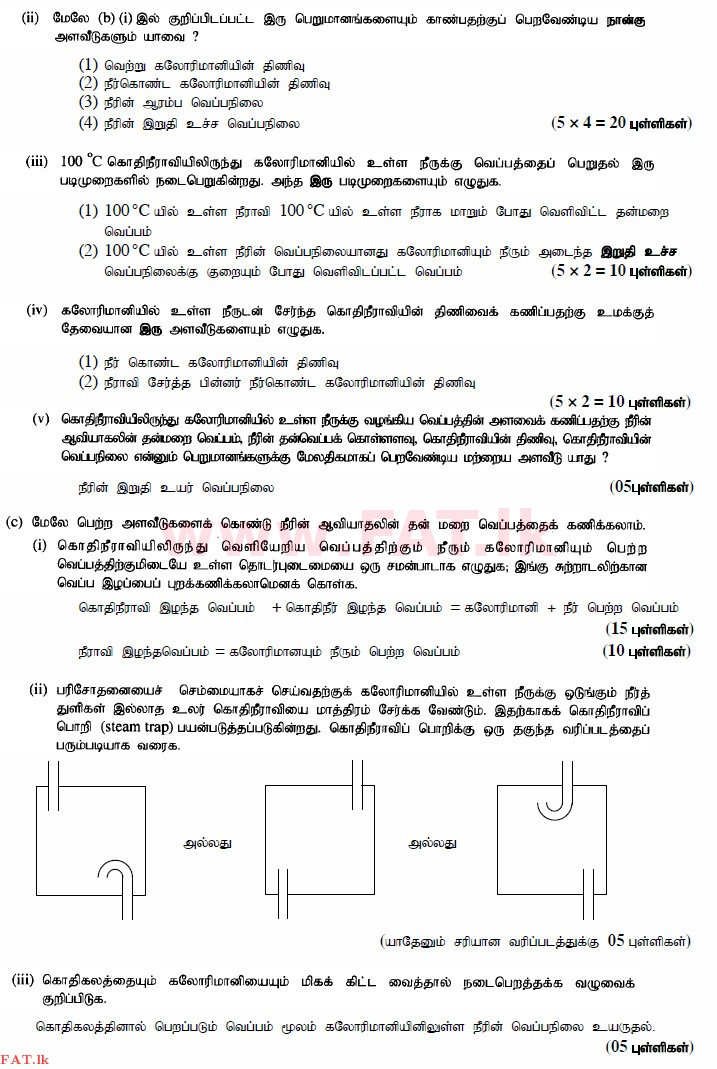 National Syllabus : Advanced Level (A/L) Science for Technology - 2015 August - Paper II (தமிழ் Medium) 4 4163