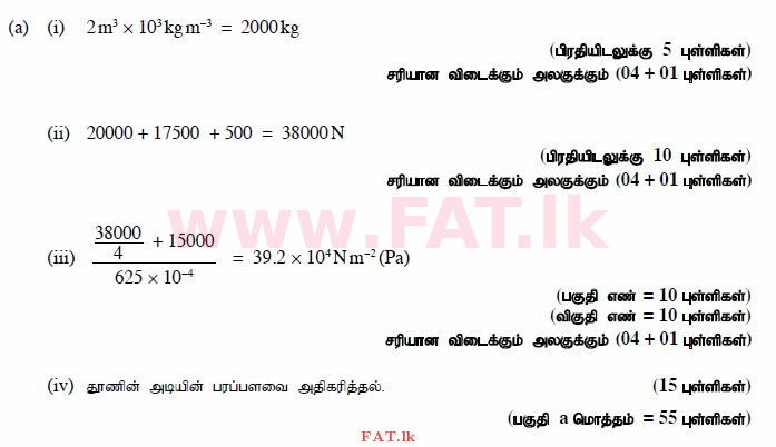 National Syllabus : Advanced Level (A/L) Science for Technology - 2015 August - Paper II (தமிழ் Medium) 9 4175