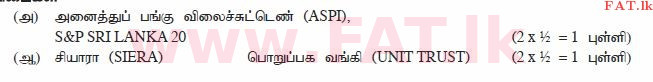 உள்ளூர் பாடத்திட்டம் : உயர்தரம் (உ/த) வர்த்தகக் கல்வி - 2015 ஆகஸ்ட் - தாள்கள் I B (தமிழ் மொழிமூலம்) 10 4040