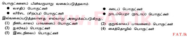 உள்ளூர் பாடத்திட்டம் : உயர்தரம் (உ/த) வர்த்தகக் கல்வி - 2012 ஆகஸ்ட் - தாள்கள் I A (தமிழ் மொழிமூலம்) 2 1
