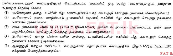 உள்ளூர் பாடத்திட்டம் : உயர்தரம் (உ/த) வர்த்தகக் கல்வி - 2012 ஆகஸ்ட் - தாள்கள் I A (தமிழ் மொழிமூலம்) 12 1