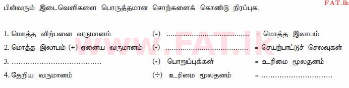 உள்ளூர் பாடத்திட்டம் : உயர்தரம் (உ/த) வர்த்தகக் கல்வி - 2014 ஆகஸ்ட் - தாள்கள் I B (தமிழ் மொழிமூலம்) 18 1