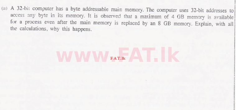 National Syllabus : Advanced Level (A/L) Information & Communication Technology ICT - 2015 August - Paper II (English Medium) 4 1