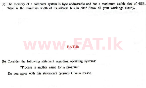உள்ளூர் பாடத்திட்டம் : உயர்தரம் (உ/த) தகவல் தொடர்பாடல் தொழில்நுட்பம் - 2014 ஆகஸ்ட் - தாள்கள் II (English மொழிமூலம்) 4 1