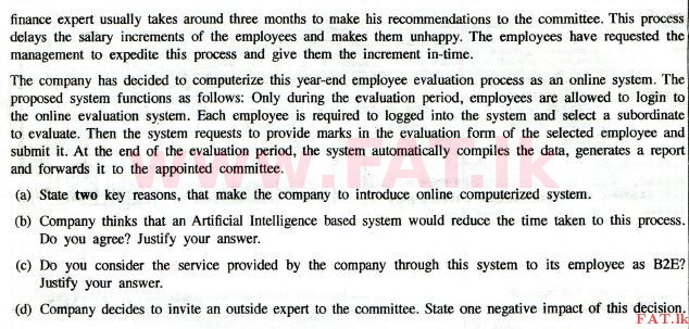 உள்ளூர் பாடத்திட்டம் : உயர்தரம் (உ/த) தகவல் தொடர்பாடல் தொழில்நுட்பம் - 2014 ஆகஸ்ட் - தாள்கள் II (English மொழிமூலம்) 7 2