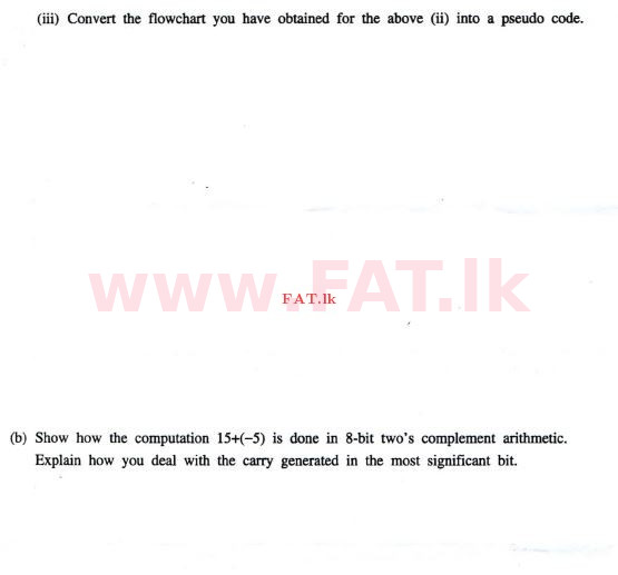 National Syllabus : Advanced Level (A/L) Information & Communication Technology ICT - 2012 August - Paper II (English Medium) 3 2