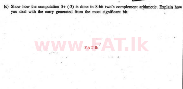 உள்ளூர் பாடத்திட்டம் : உயர்தரம் (உ/த) தகவல் தொடர்பாடல் தொழில்நுட்பம் - 2011 ஆகஸ்ட் - தாள்கள் II (English மொழிமூலம்) 1 2