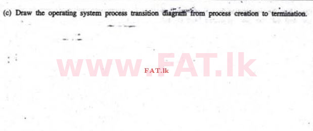 உள்ளூர் பாடத்திட்டம் : உயர்தரம் (உ/த) தகவல் தொடர்பாடல் தொழில்நுட்பம் - 2011 ஆகஸ்ட் - தாள்கள் II (English மொழிமூலம்) 2 2