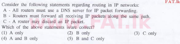 දේශීය විෂය නිර්දේශය : උසස් පෙළ (A/L) තොරතුරු හා සන්නිවේදන තාක්ෂණය (ICT) - 2016 අගෝස්තු - ප්‍රශ්න පත්‍රය I (English මාධ්‍යය) 20 1