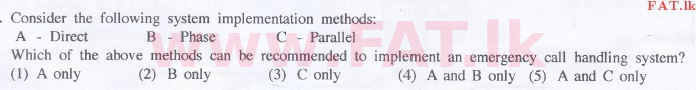 දේශීය විෂය නිර්දේශය : උසස් පෙළ (A/L) තොරතුරු හා සන්නිවේදන තාක්ෂණය (ICT) - 2016 අගෝස්තු - ප්‍රශ්න පත්‍රය I (English මාධ්‍යය) 21 1