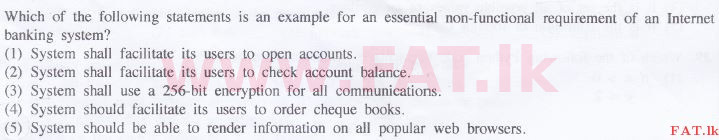 දේශීය විෂය නිර්දේශය : උසස් පෙළ (A/L) තොරතුරු හා සන්නිවේදන තාක්ෂණය (ICT) - 2016 අගෝස්තු - ප්‍රශ්න පත්‍රය I (English මාධ්‍යය) 32 1