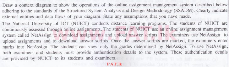 දේශීය විෂය නිර්දේශය : උසස් පෙළ (A/L) තොරතුරු හා සන්නිවේදන තාක්ෂණය (ICT) - 2016 අගෝස්තු - ප්‍රශ්න පත්‍රය II (English මාධ්‍යය) 6 1