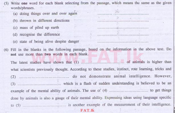 දේශීය විෂය නිර්දේශය : උසස් පෙළ (A/L) ඉංග්‍රීසි භාෂාව - 2014 අගෝස්තු - ප්‍රශ්න පත්‍රය II (English මාධ්‍යය) 10 3